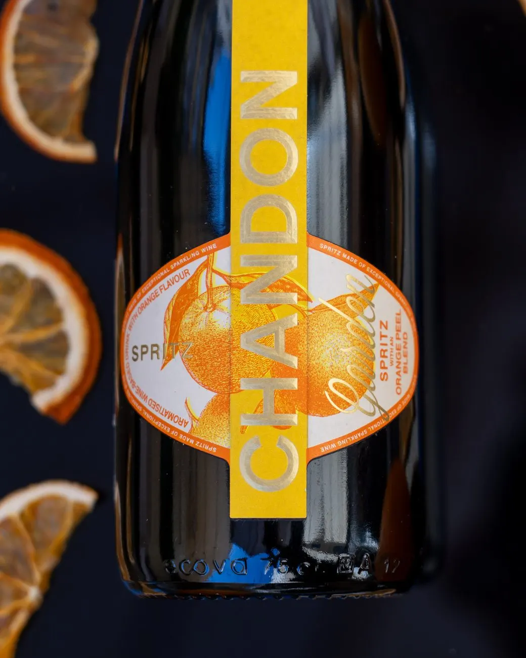 Promo grafika Chandon s pomeranči pro Everything Pardubice