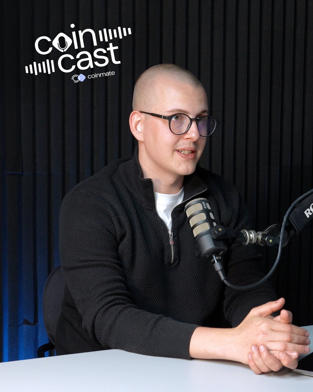 Vlastimil Mach moderuje krypto podcast Coincast pro Coinmate.io